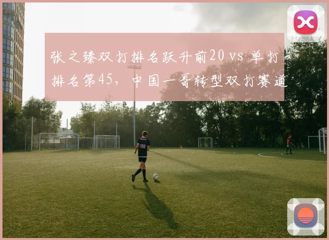 张之臻双打排名跃升前20 vs 单打排名第45，中国一哥转型双打赛道成新趋势